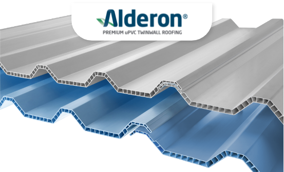 Alderon twinwall uPVC roofing