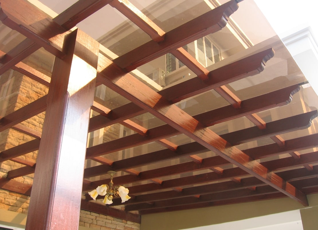 Solarflat polycarbonate roof