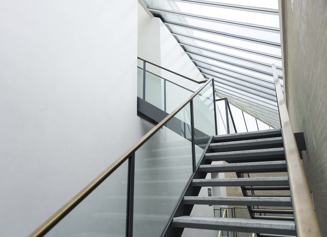 Solarflat balustrade glazing